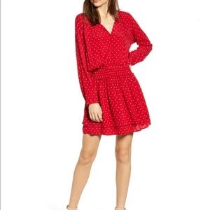 Rails || Jasmine Dress in Scarlett White Mini Dots